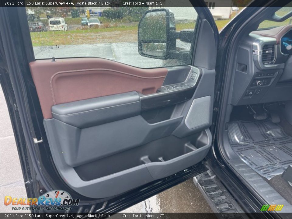 2021 Ford F150 Lariat SuperCrew 4x4 Agate Black / Black Photo #7