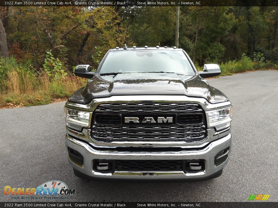 2022 Ram 3500 Limited Crew Cab 4x4 Granite Crystal Metallic / Black Photo #3