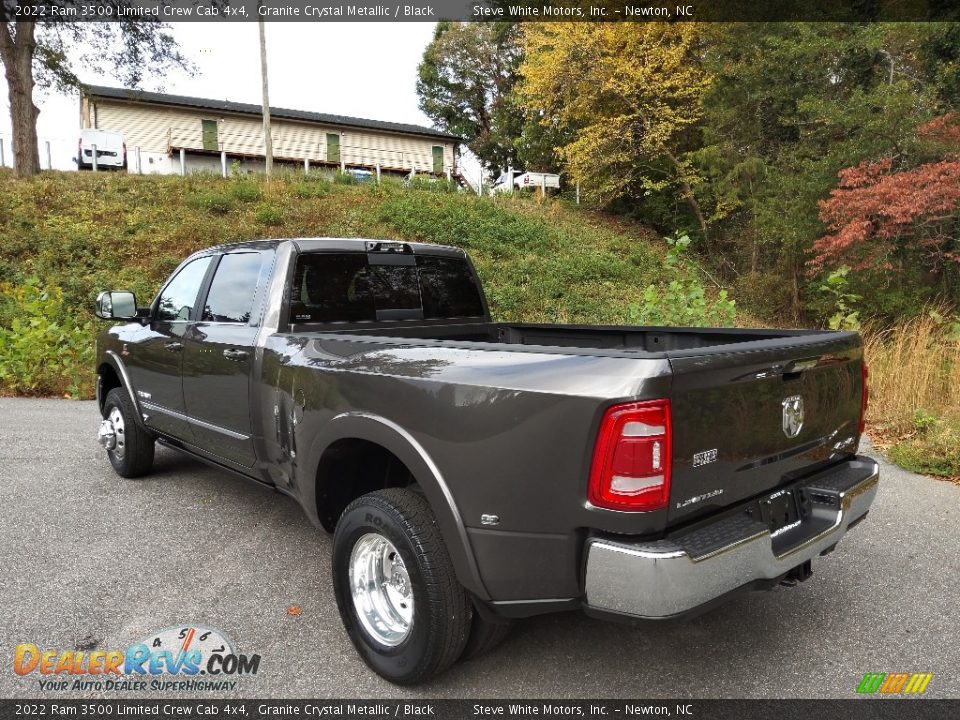 2022 Ram 3500 Limited Crew Cab 4x4 Granite Crystal Metallic / Black Photo #9