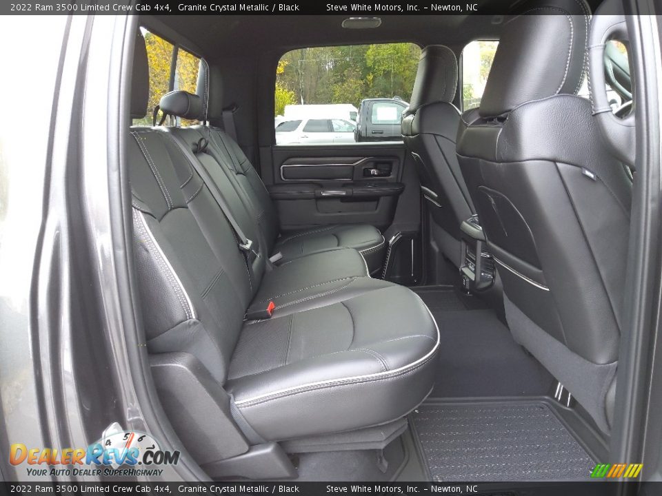Rear Seat of 2022 Ram 3500 Limited Crew Cab 4x4 Photo #17
