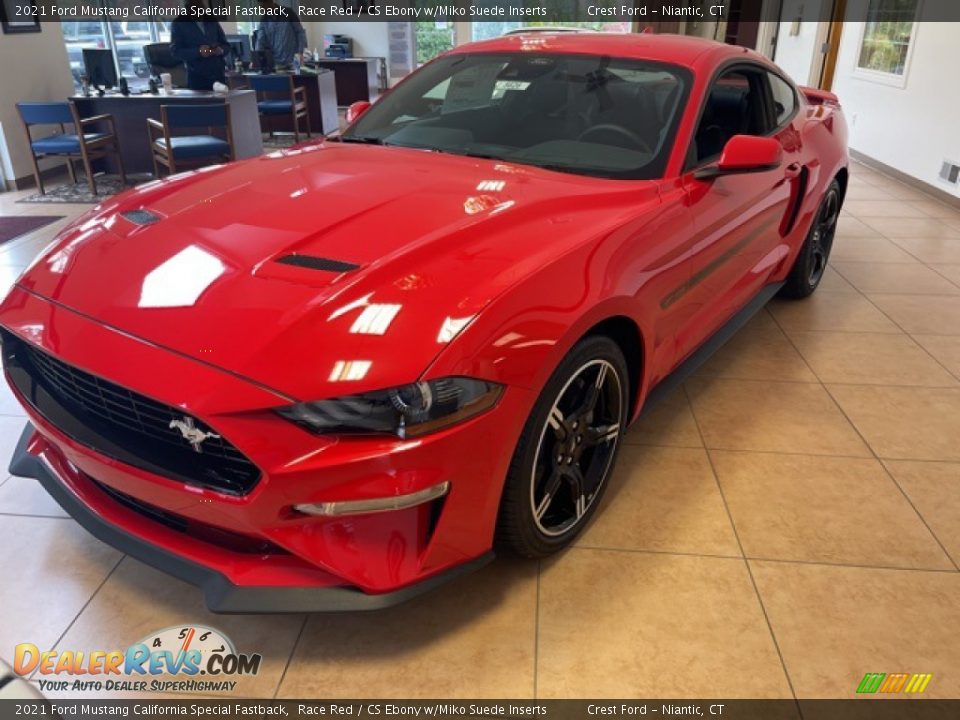 2021 Ford Mustang California Special Fastback Race Red / CS Ebony w/Miko Suede Inserts Photo #1