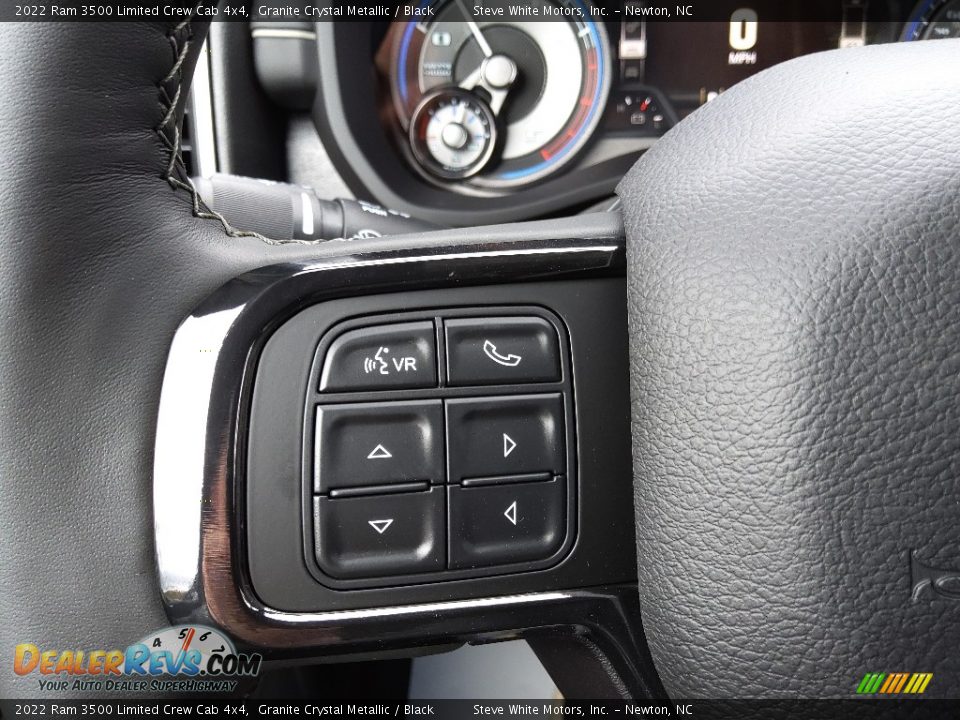 2022 Ram 3500 Limited Crew Cab 4x4 Steering Wheel Photo #21