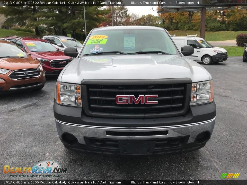 2013 GMC Sierra 1500 Regular Cab 4x4 Quicksilver Metallic / Dark Titanium Photo #3