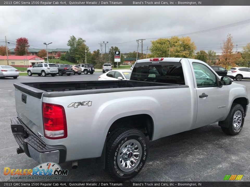 2013 GMC Sierra 1500 Regular Cab 4x4 Quicksilver Metallic / Dark Titanium Photo #5