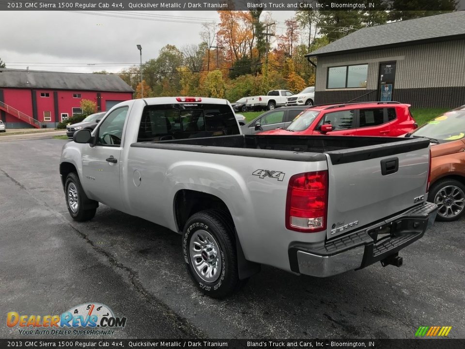 2013 GMC Sierra 1500 Regular Cab 4x4 Quicksilver Metallic / Dark Titanium Photo #8