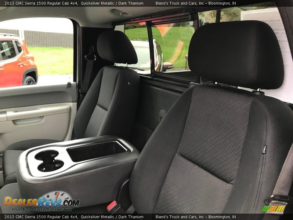 2013 GMC Sierra 1500 Regular Cab 4x4 Quicksilver Metallic / Dark Titanium Photo #11