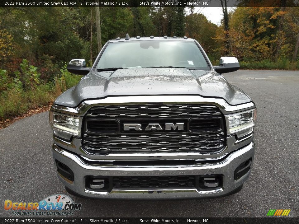 2022 Ram 3500 Limited Crew Cab 4x4 Billet Silver Metallic / Black Photo #3