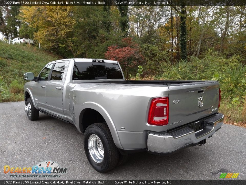 2022 Ram 3500 Limited Crew Cab 4x4 Billet Silver Metallic / Black Photo #7