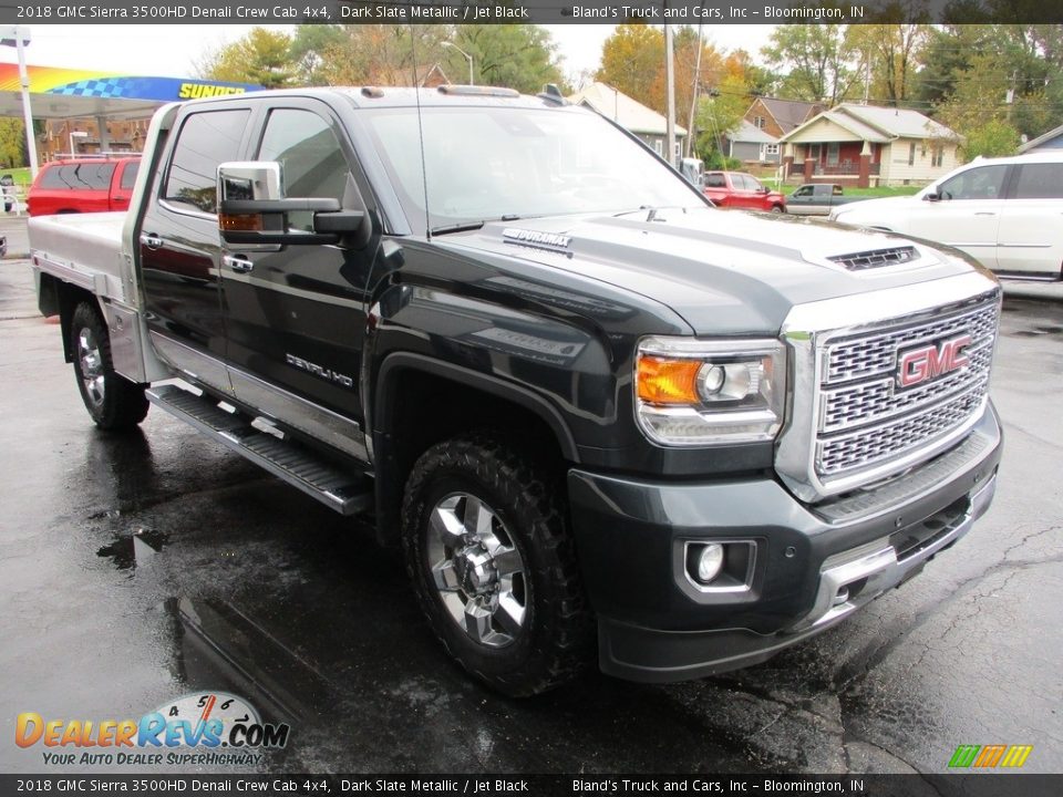 2018 GMC Sierra 3500HD Denali Crew Cab 4x4 Dark Slate Metallic / Jet Black Photo #5