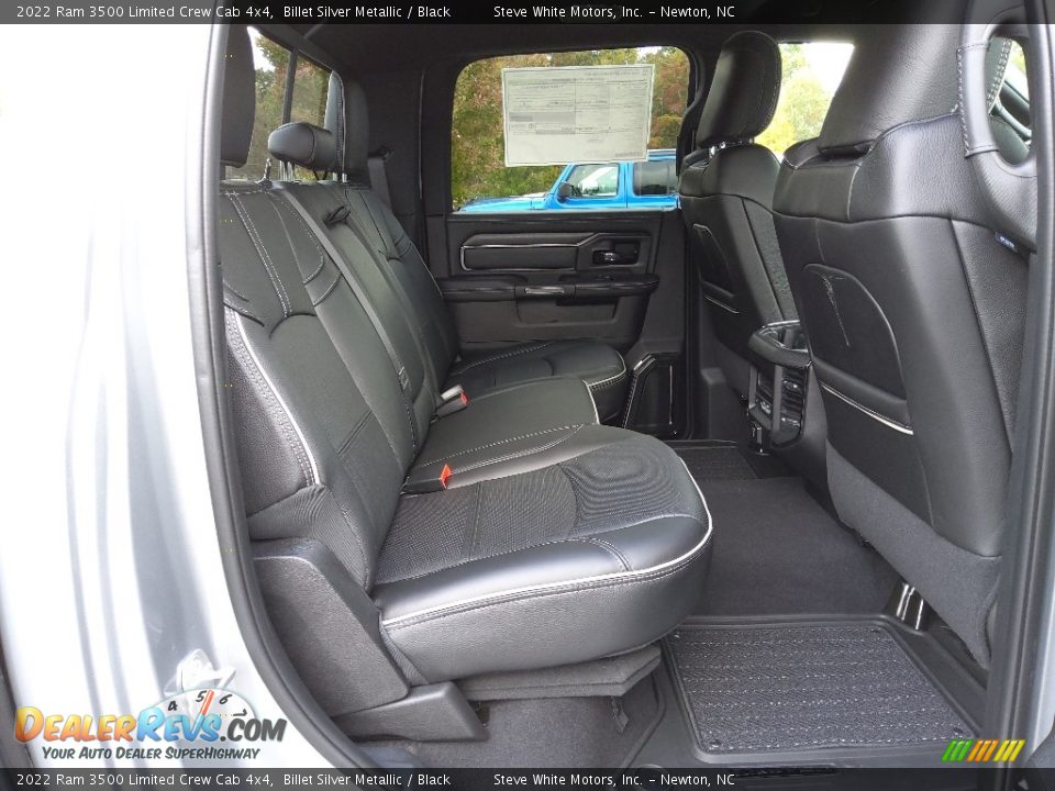 Rear Seat of 2022 Ram 3500 Limited Crew Cab 4x4 Photo #18