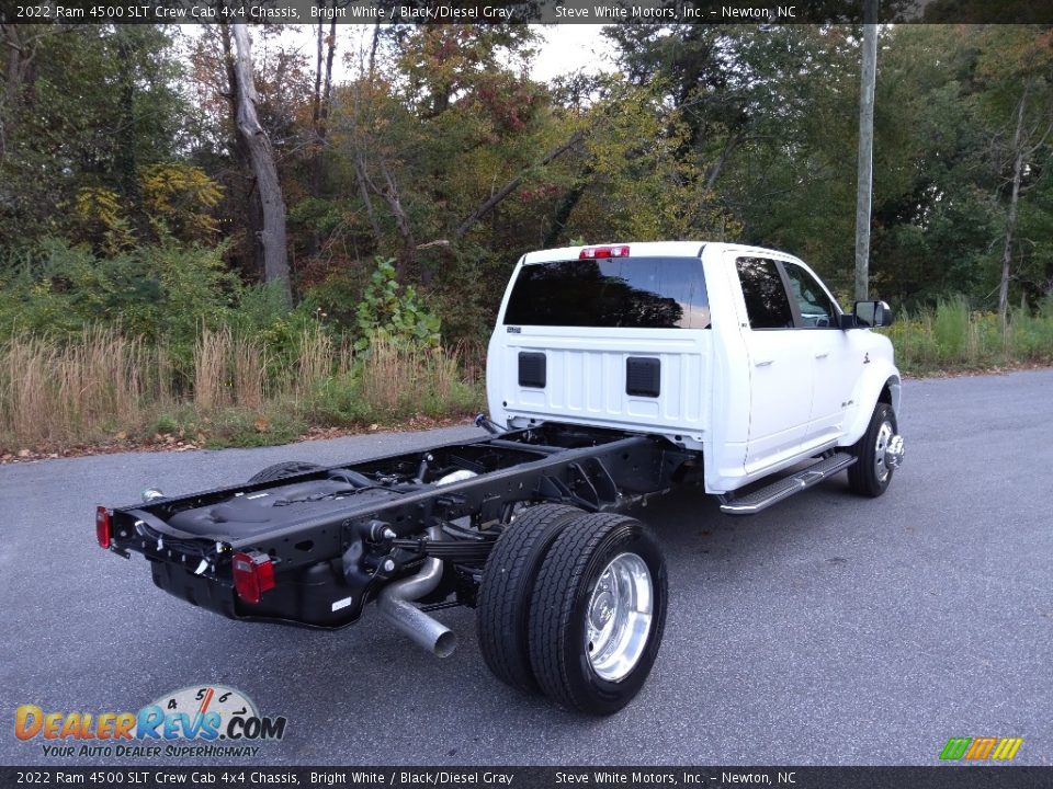 2022 Ram 4500 SLT Crew Cab 4x4 Chassis Bright White / Black/Diesel Gray Photo #6