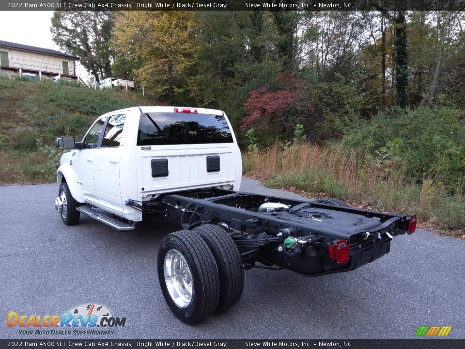 2022 Ram 4500 SLT Crew Cab 4x4 Chassis Bright White / Black/Diesel Gray Photo #8