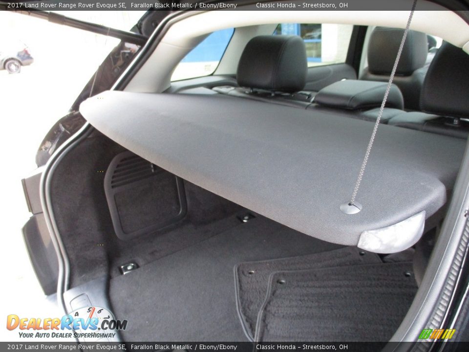 2017 Land Rover Range Rover Evoque SE Farallon Black Metallic / Ebony/Ebony Photo #15