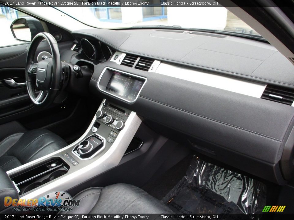2017 Land Rover Range Rover Evoque SE Farallon Black Metallic / Ebony/Ebony Photo #21