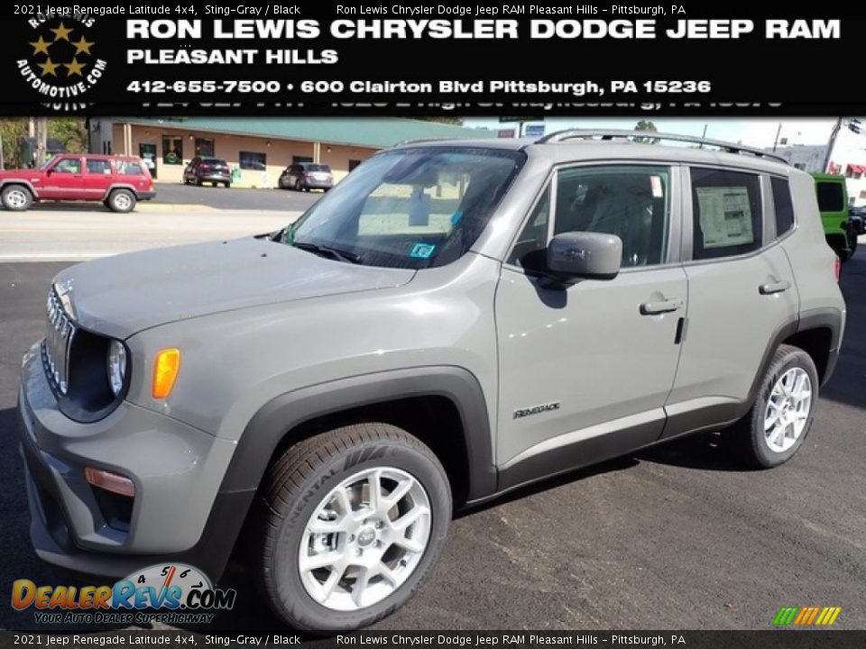 2021 Jeep Renegade Latitude 4x4 Sting-Gray / Black Photo #1