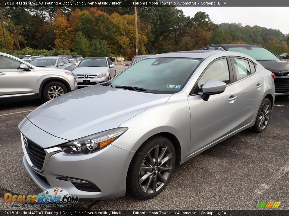 2018 Mazda MAZDA3 Touring 4 Door Sonic Silver Metallic / Black Photo #1