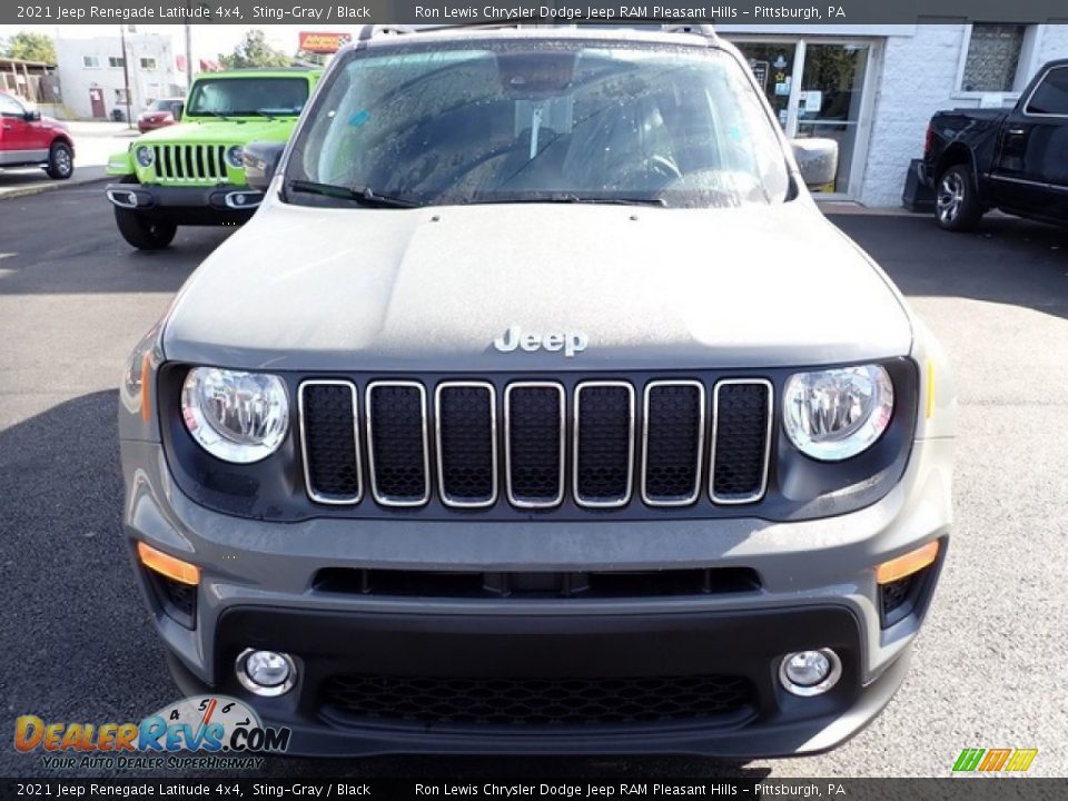 2021 Jeep Renegade Latitude 4x4 Sting-Gray / Black Photo #9