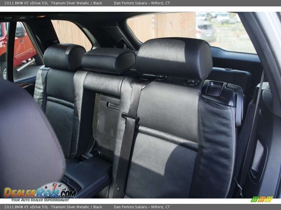 2011 BMW X5 xDrive 50i Titanium Silver Metallic / Black Photo #13