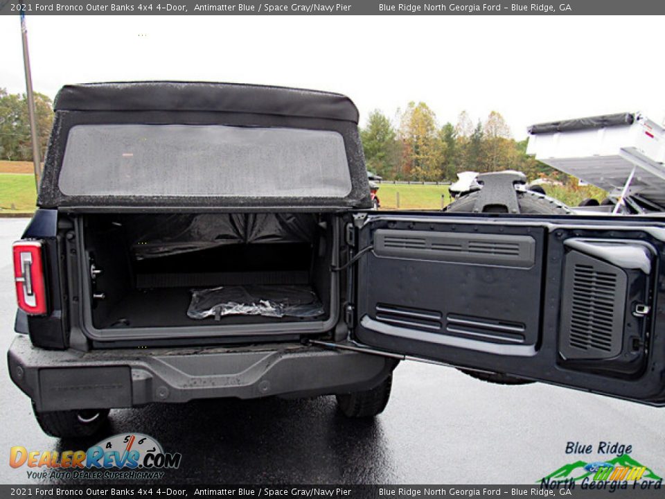 2021 Ford Bronco Outer Banks 4x4 4-Door Antimatter Blue / Space Gray/Navy Pier Photo #14