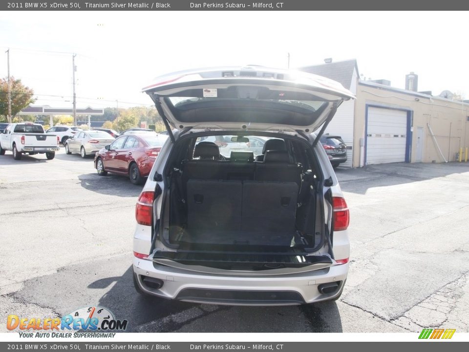 2011 BMW X5 xDrive 50i Titanium Silver Metallic / Black Photo #14