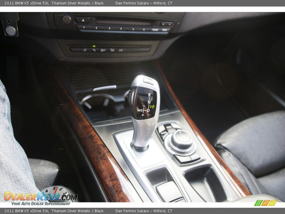 2011 BMW X5 xDrive 50i Titanium Silver Metallic / Black Photo #22