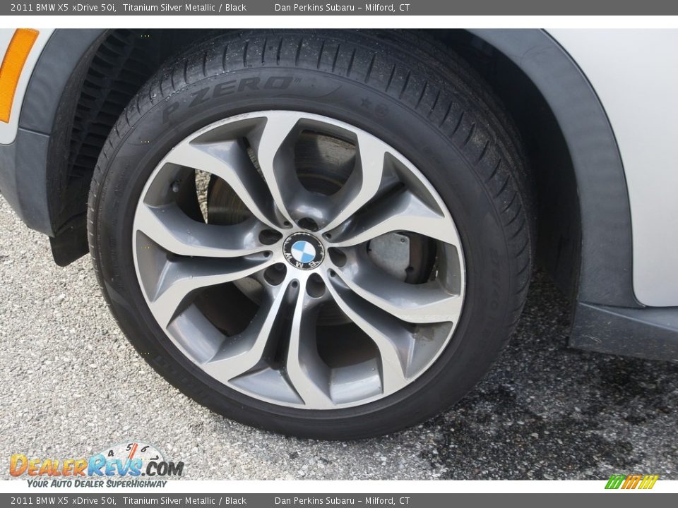 2011 BMW X5 xDrive 50i Titanium Silver Metallic / Black Photo #23