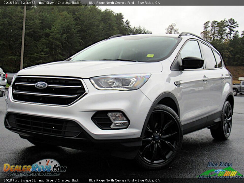 2018 Ford Escape SE Ingot Silver / Charcoal Black Photo #1