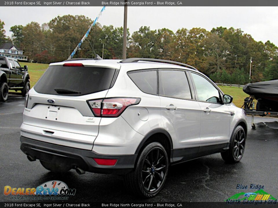 2018 Ford Escape SE Ingot Silver / Charcoal Black Photo #5