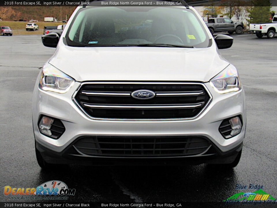 2018 Ford Escape SE Ingot Silver / Charcoal Black Photo #8