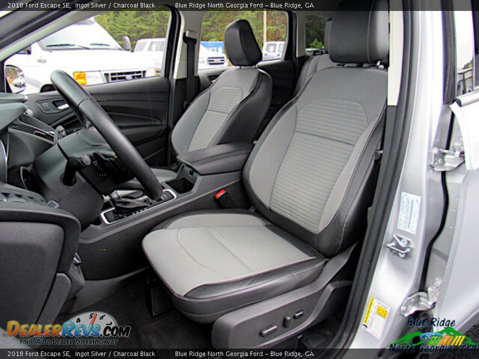 2018 Ford Escape SE Ingot Silver / Charcoal Black Photo #11