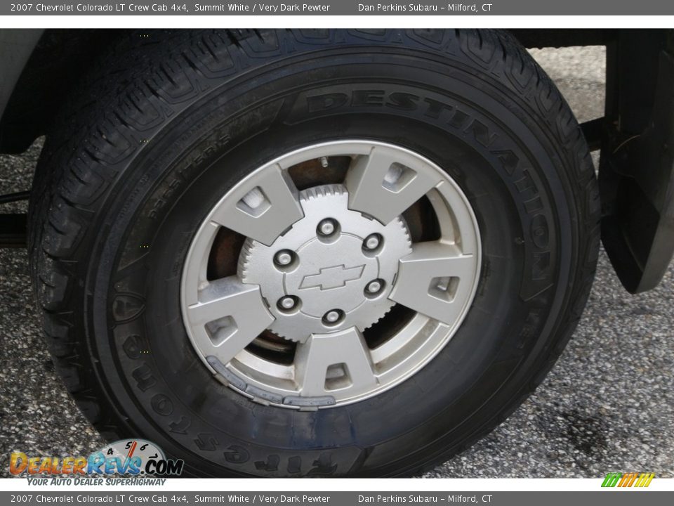 2007 Chevrolet Colorado LT Crew Cab 4x4 Summit White / Very Dark Pewter Photo #12