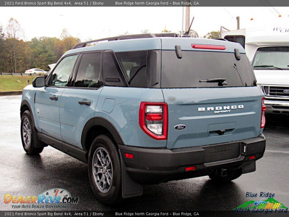 2021 Ford Bronco Sport Big Bend 4x4 Area 51 / Ebony Photo #3