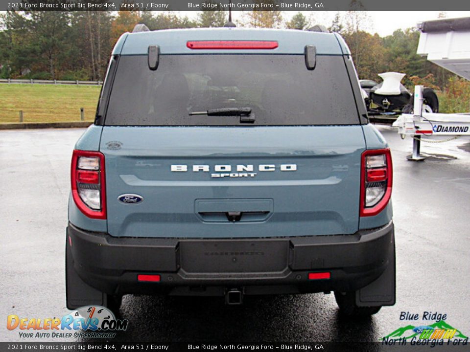 2021 Ford Bronco Sport Big Bend 4x4 Area 51 / Ebony Photo #4