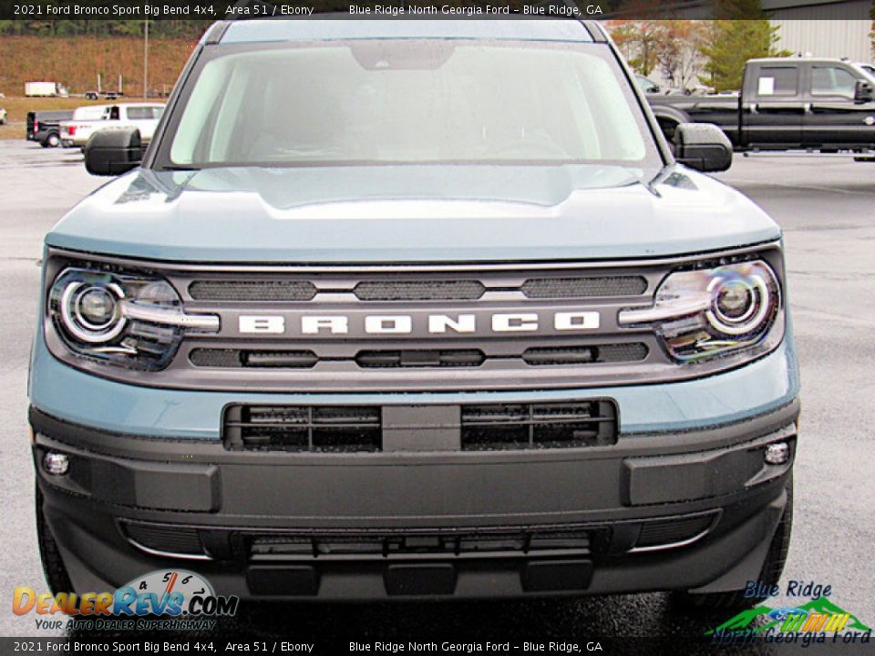 2021 Ford Bronco Sport Big Bend 4x4 Area 51 / Ebony Photo #8