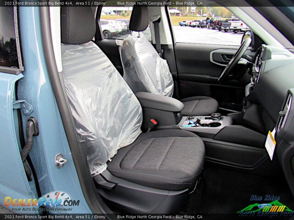 2021 Ford Bronco Sport Big Bend 4x4 Area 51 / Ebony Photo #12