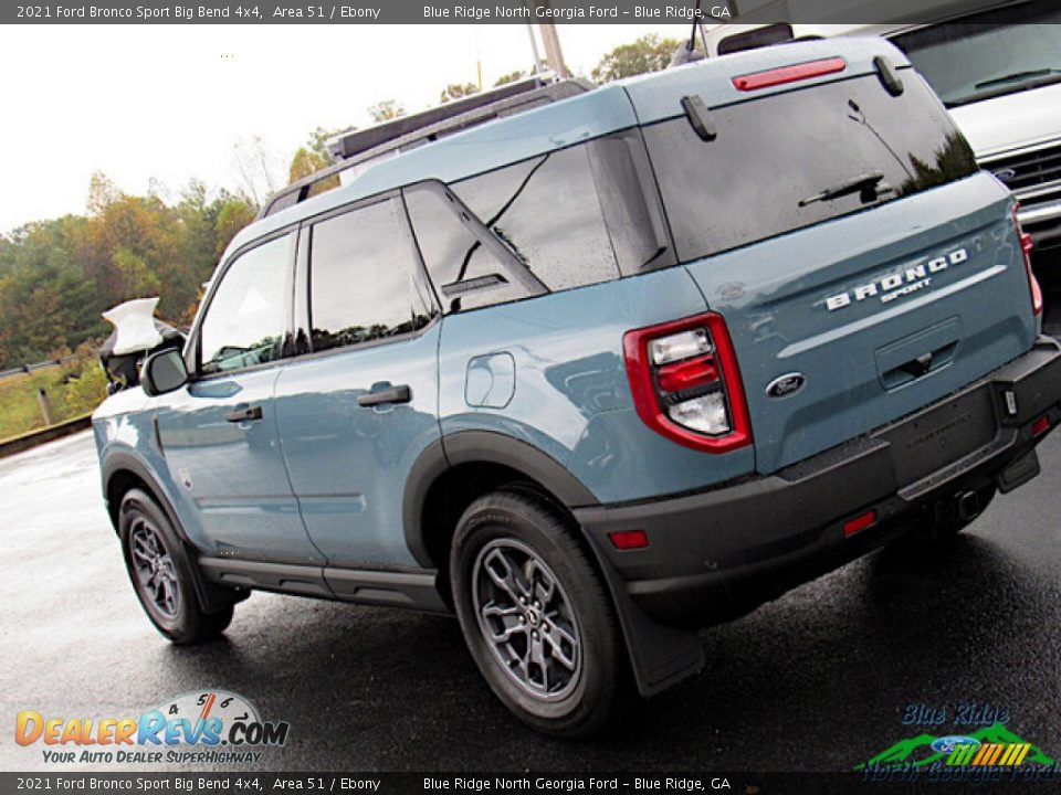 2021 Ford Bronco Sport Big Bend 4x4 Area 51 / Ebony Photo #29