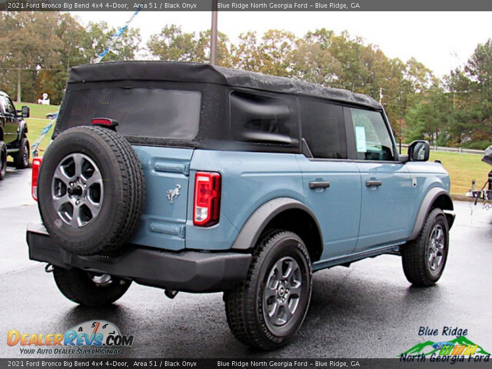 2021 Ford Bronco Big Bend 4x4 4-Door Area 51 / Black Onyx Photo #5