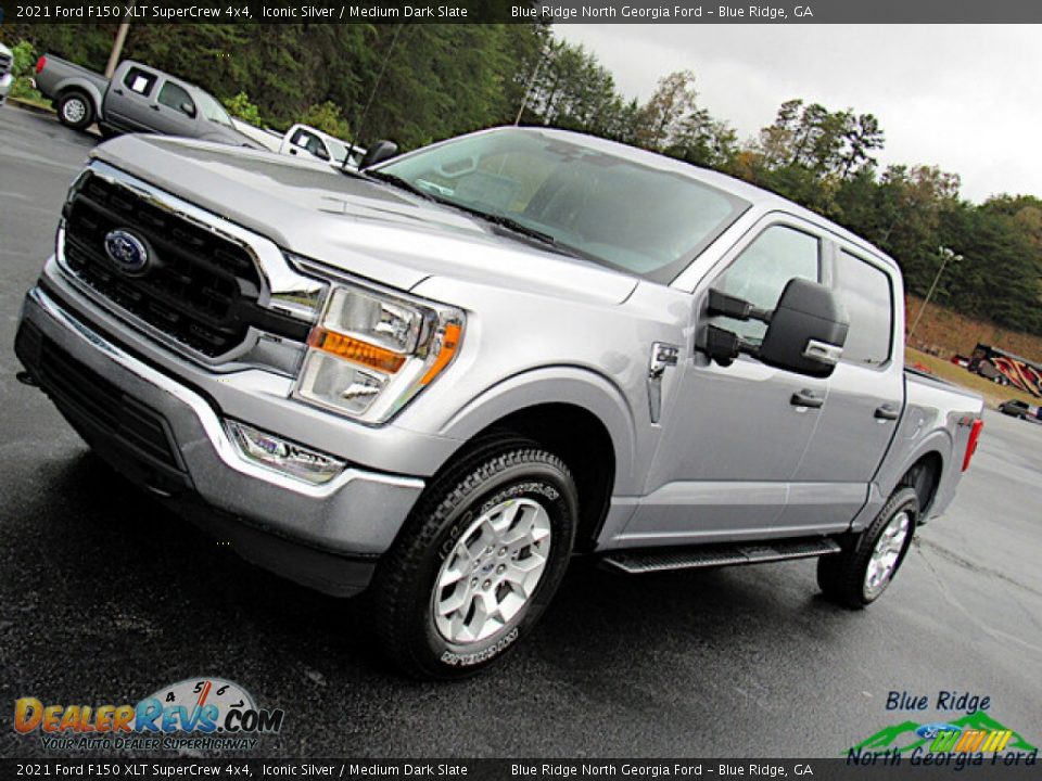 2021 Ford F150 XLT SuperCrew 4x4 Iconic Silver / Medium Dark Slate Photo #26