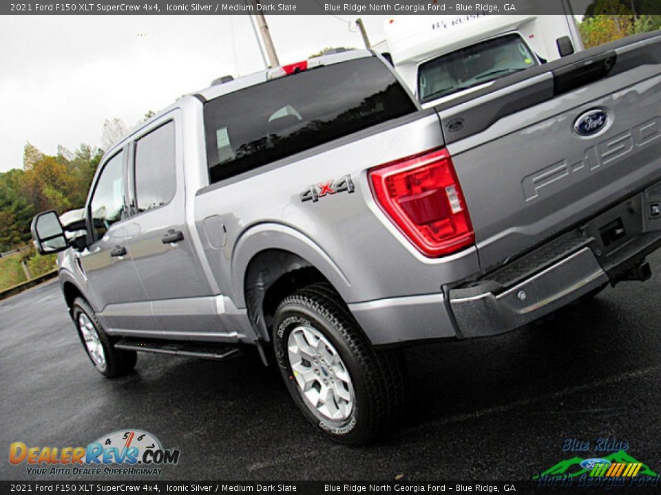 2021 Ford F150 XLT SuperCrew 4x4 Iconic Silver / Medium Dark Slate Photo #29