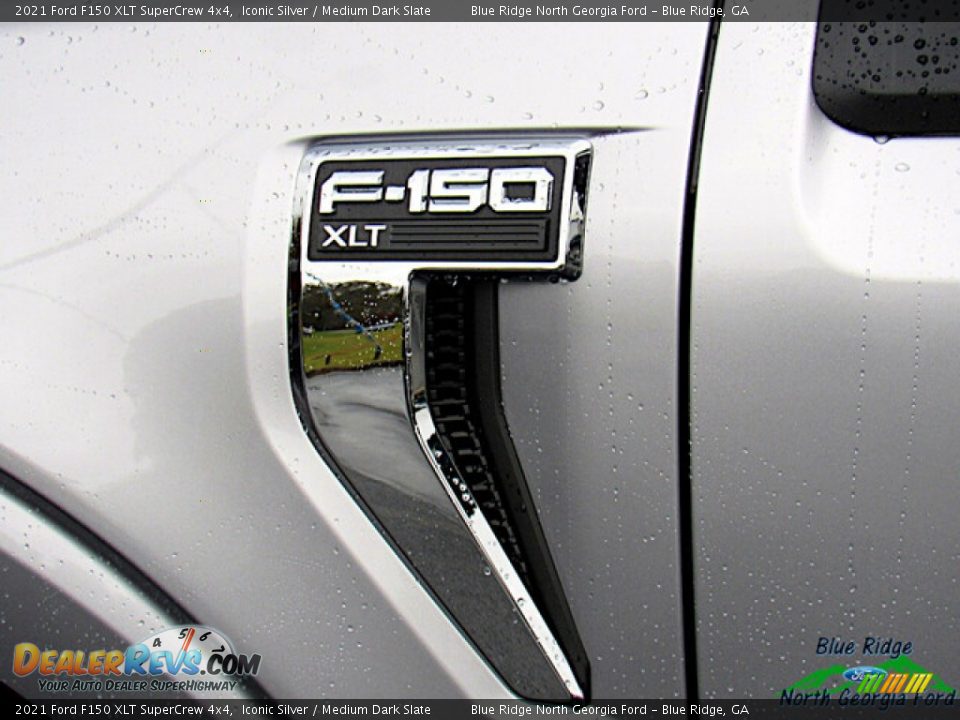 2021 Ford F150 XLT SuperCrew 4x4 Iconic Silver / Medium Dark Slate Photo #30