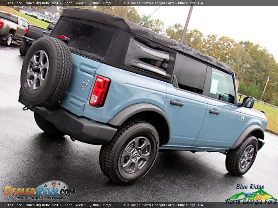 2021 Ford Bronco Big Bend 4x4 4-Door Area 51 / Black Onyx Photo #25