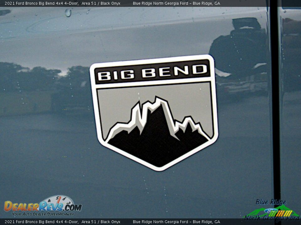 2021 Ford Bronco Big Bend 4x4 4-Door Area 51 / Black Onyx Photo #27