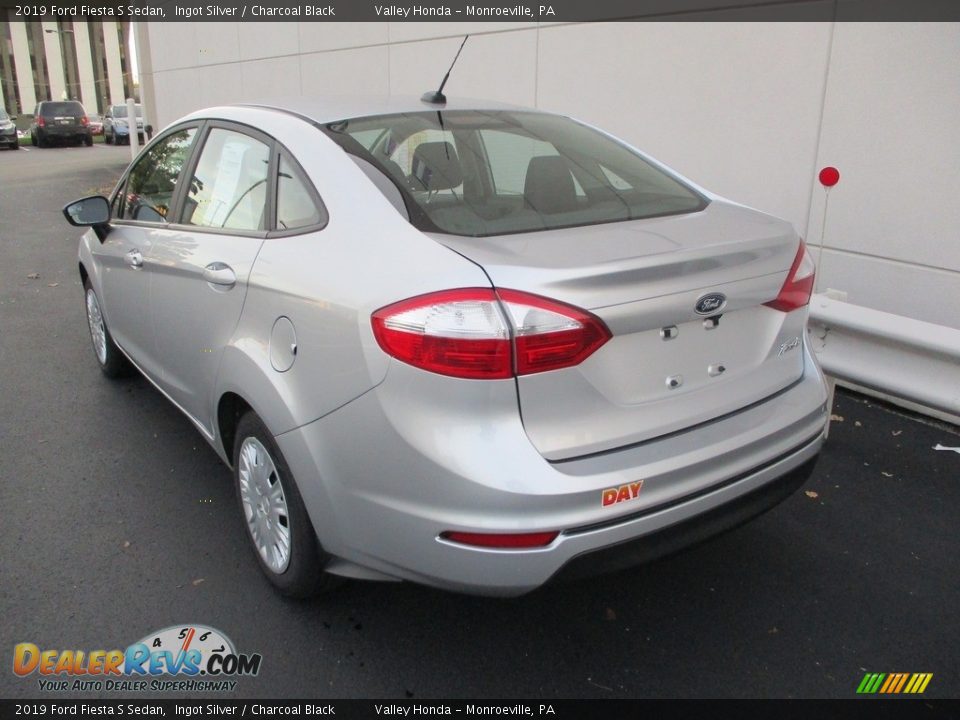 2019 Ford Fiesta S Sedan Ingot Silver / Charcoal Black Photo #3