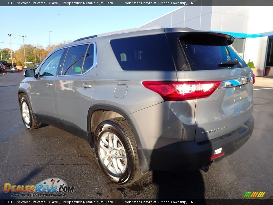 2018 Chevrolet Traverse LT AWD Pepperdust Metallic / Jet Black Photo #4