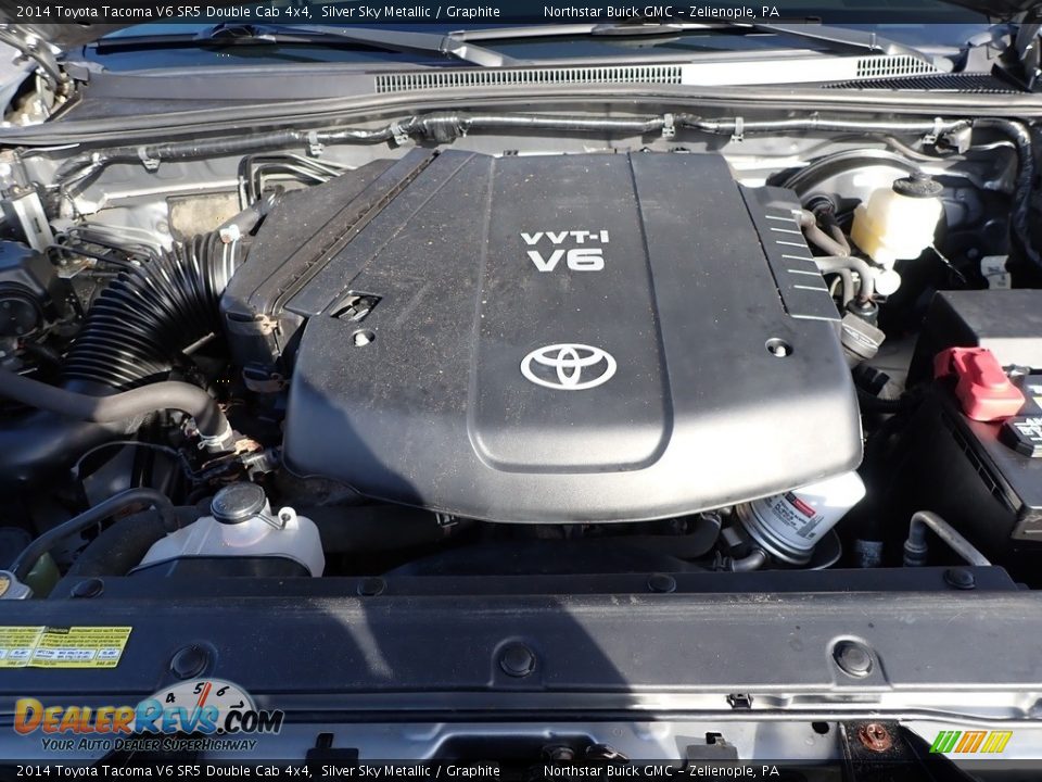 2014 Toyota Tacoma V6 SR5 Double Cab 4x4 Silver Sky Metallic / Graphite Photo #2