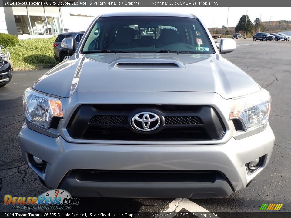 2014 Toyota Tacoma V6 SR5 Double Cab 4x4 Silver Sky Metallic / Graphite Photo #3