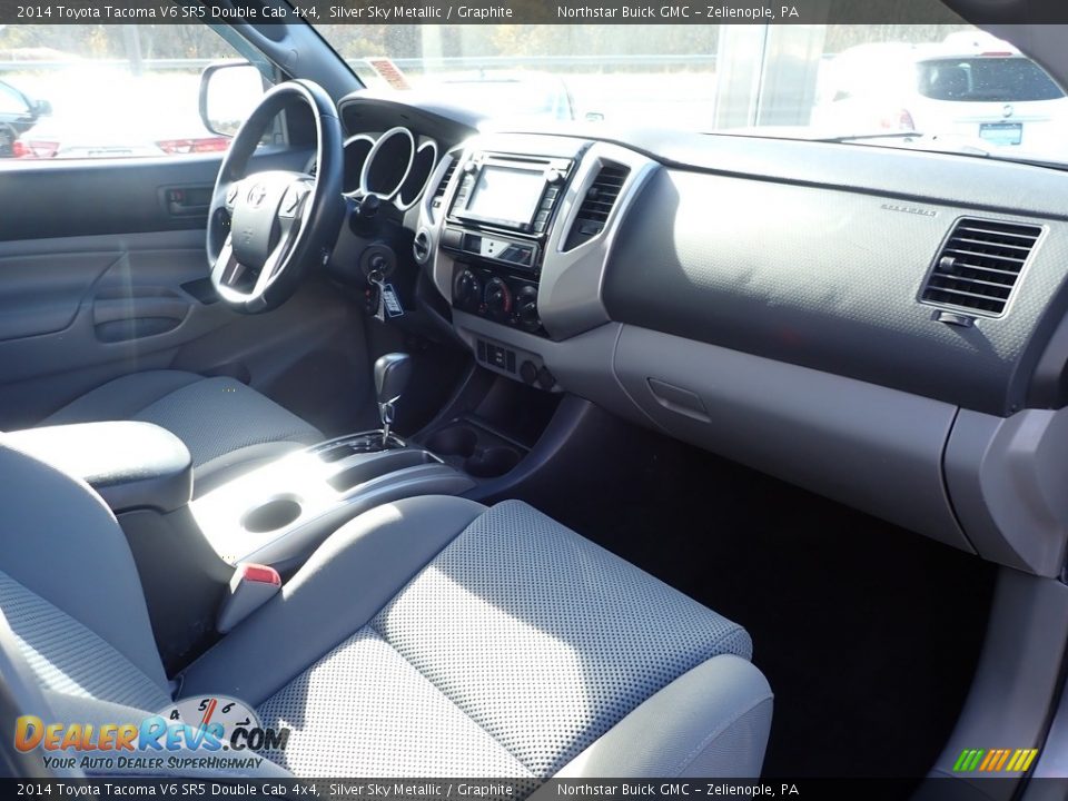 2014 Toyota Tacoma V6 SR5 Double Cab 4x4 Silver Sky Metallic / Graphite Photo #6