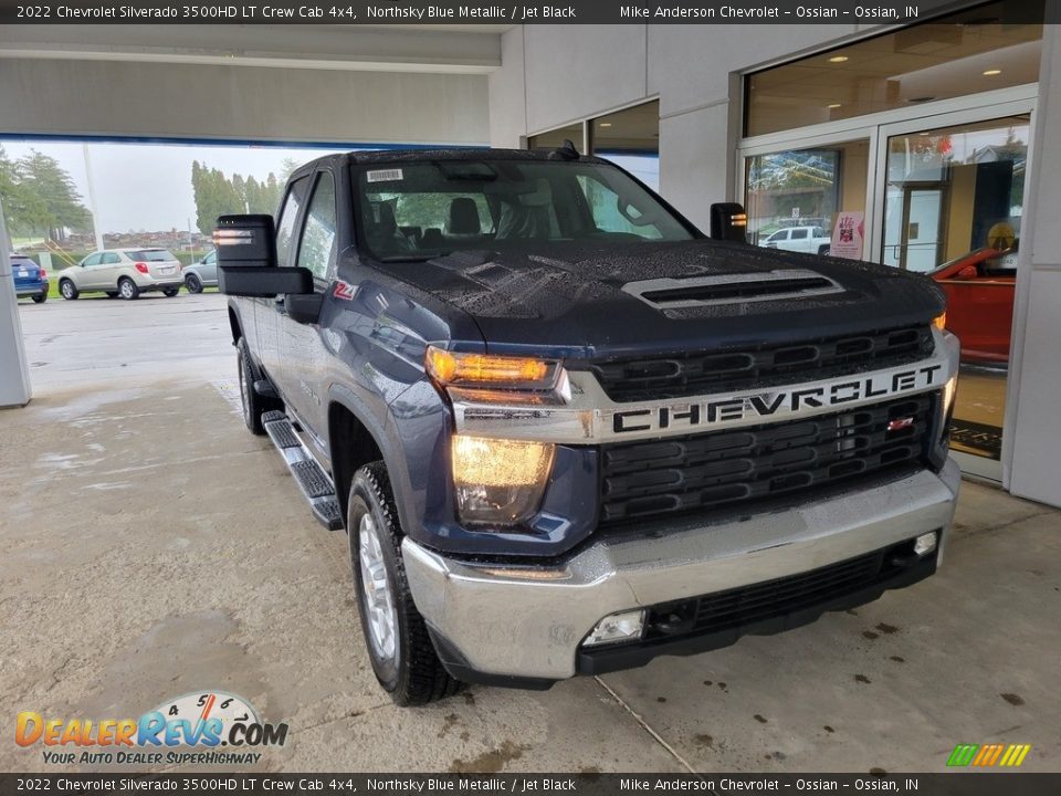 2022 Chevrolet Silverado 3500HD LT Crew Cab 4x4 Northsky Blue Metallic / Jet Black Photo #1