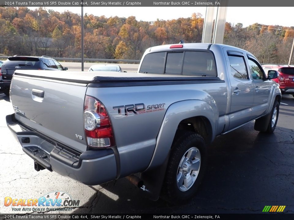 2014 Toyota Tacoma V6 SR5 Double Cab 4x4 Silver Sky Metallic / Graphite Photo #9