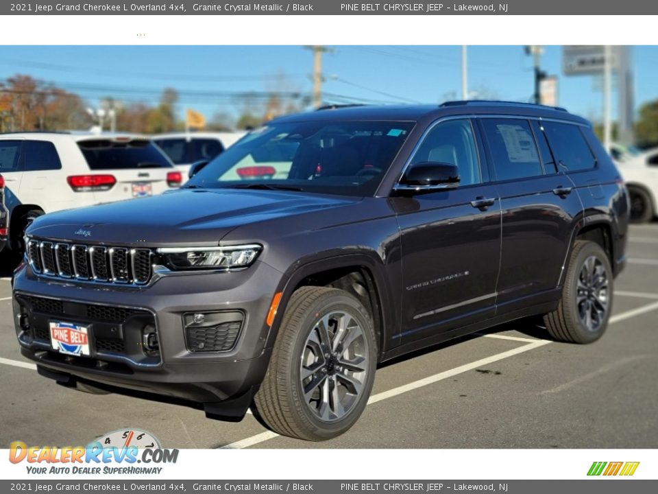 2021 Jeep Grand Cherokee L Overland 4x4 Granite Crystal Metallic / Black Photo #1